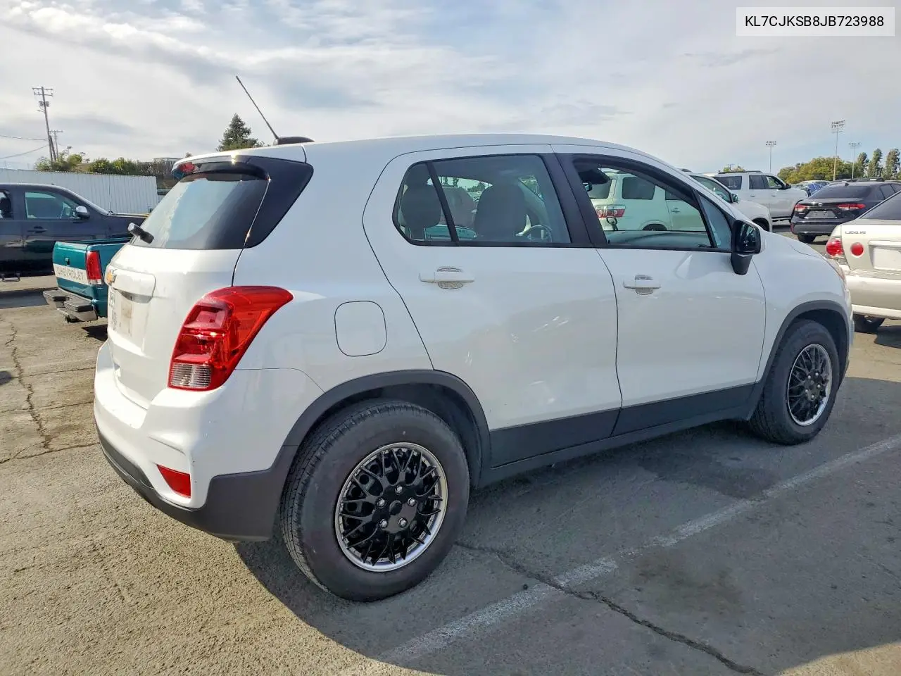 2018 Chevrolet Trax Ls VIN: KL7CJKSB8JB723988 Lot: 59207066