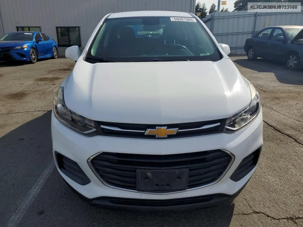 2018 Chevrolet Trax Ls VIN: KL7CJKSB8JB723988 Lot: 59207066
