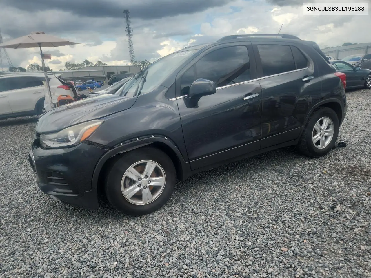 2018 Chevrolet Trax 1Lt VIN: 3GNCJLSB3JL195288 Lot: 59345056