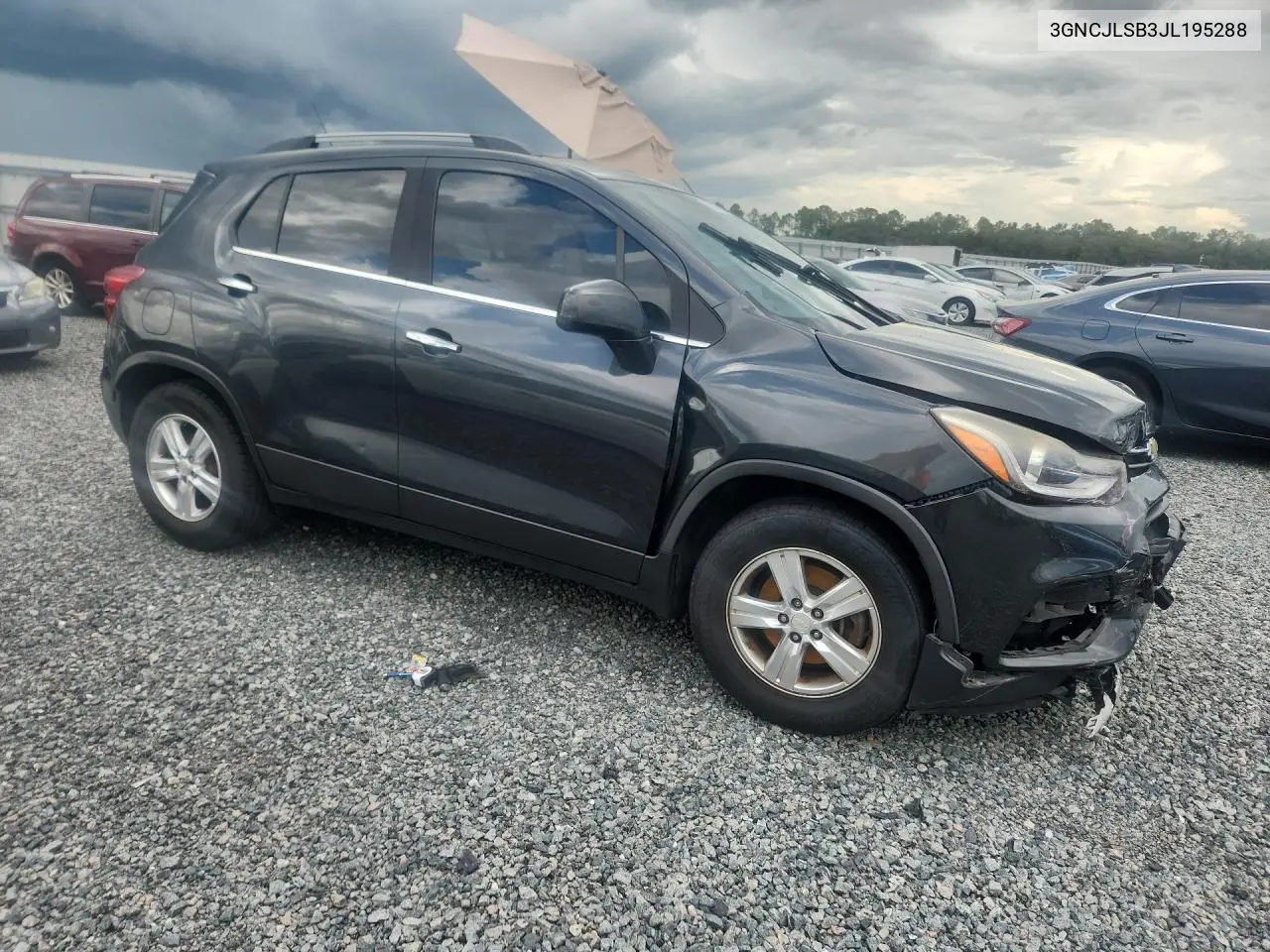 2018 Chevrolet Trax 1Lt VIN: 3GNCJLSB3JL195288 Lot: 59345056
