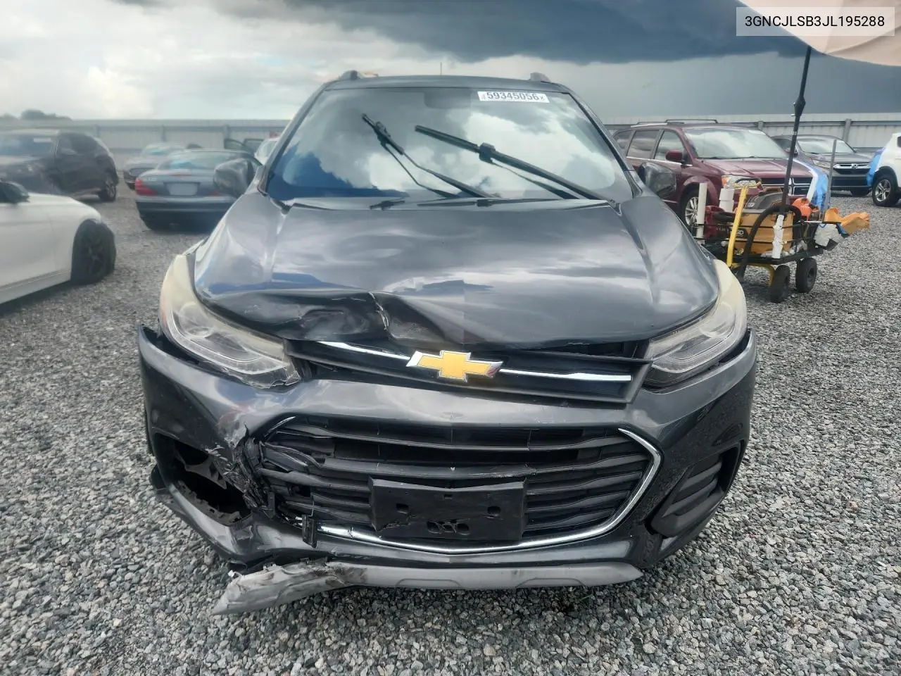 2018 Chevrolet Trax 1Lt VIN: 3GNCJLSB3JL195288 Lot: 59345056