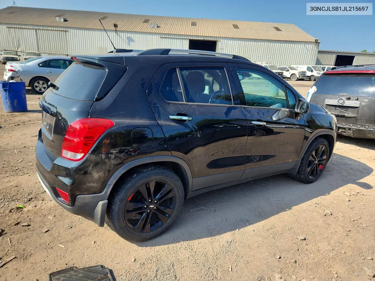 2018 Chevrolet Trax 1Lt VIN: 3GNCJLSB1JL215697 Lot: 59534606