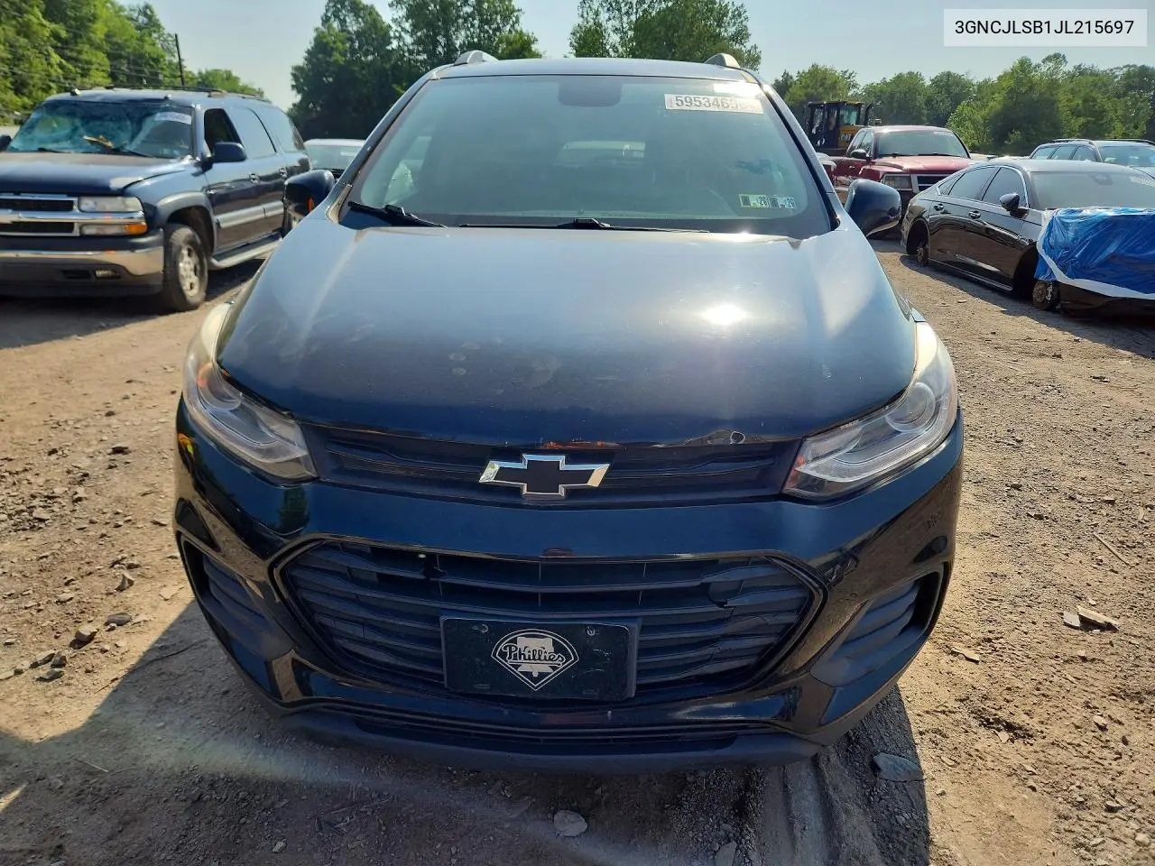 2018 Chevrolet Trax 1Lt VIN: 3GNCJLSB1JL215697 Lot: 59534606