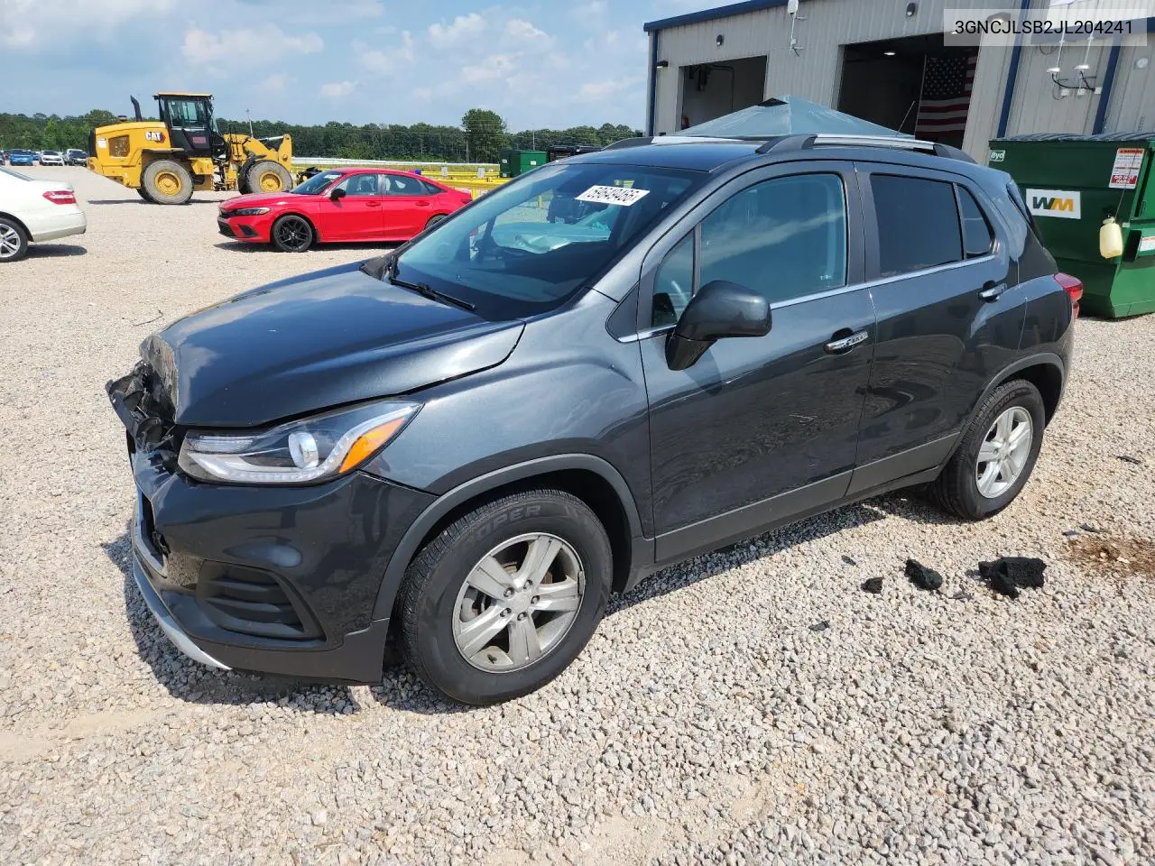 2018 Chevrolet Trax 1Lt VIN: 3GNCJLSB2JL204241 Lot: 59649466
