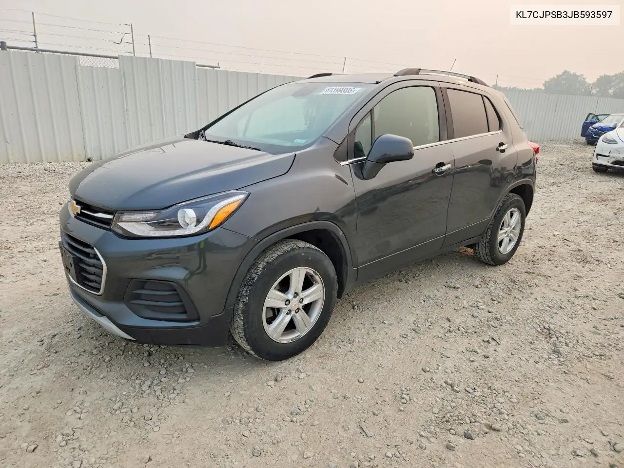 2018 Chevrolet Trax 1Lt VIN: KL7CJPSB3JB593597 Lot: 61399806