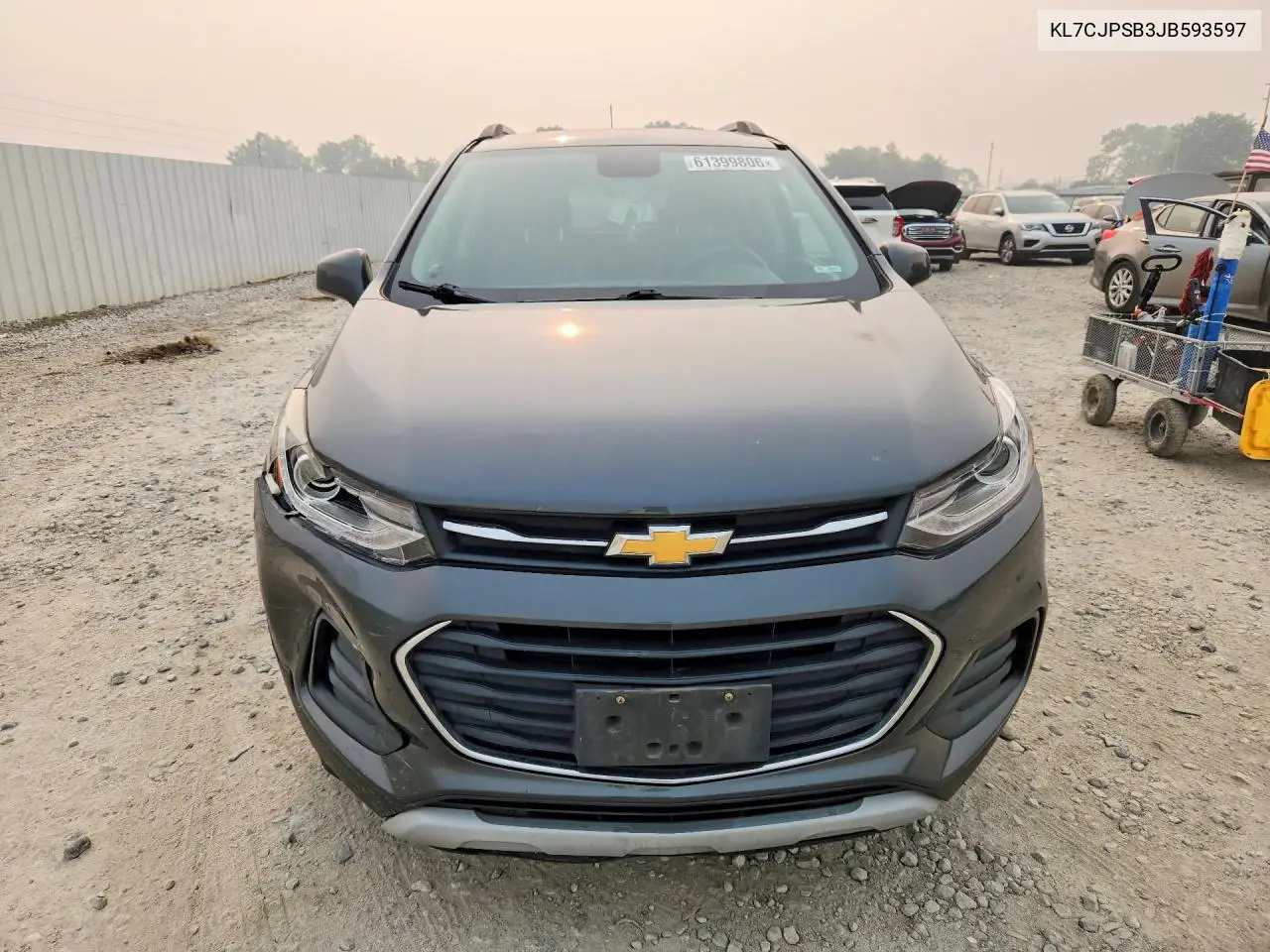 2018 Chevrolet Trax 1Lt VIN: KL7CJPSB3JB593597 Lot: 61399806