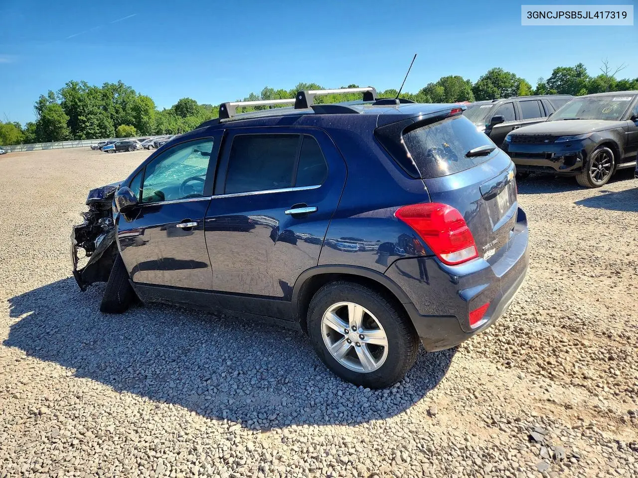 2018 Chevrolet Trax 1Lt VIN: 3GNCJPSB5JL417319 Lot: 61559756