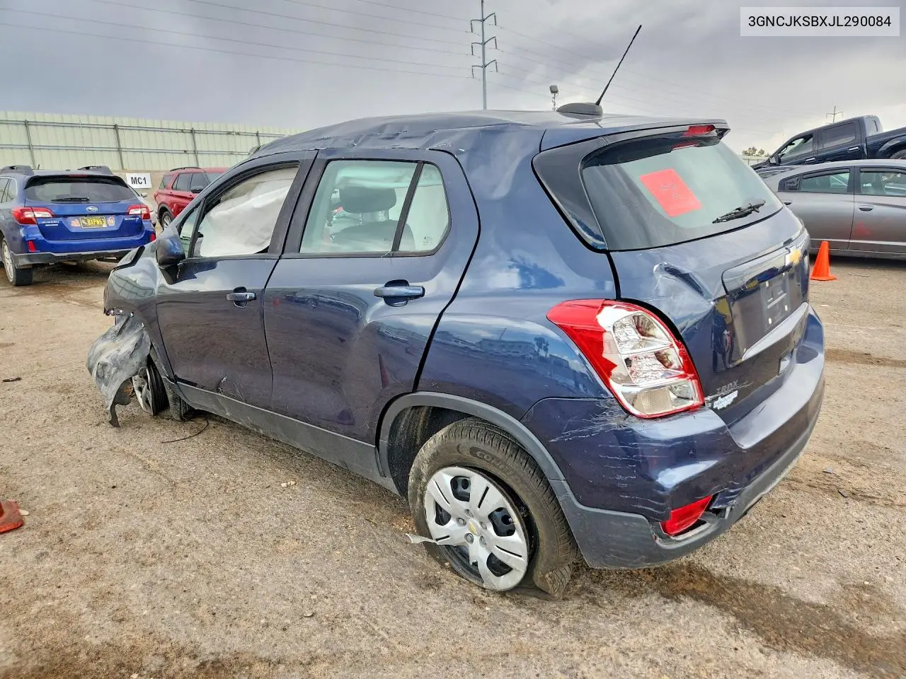 2018 Chevrolet Trax Ls VIN: 3GNCJKSBXJL290084 Lot: 61740556