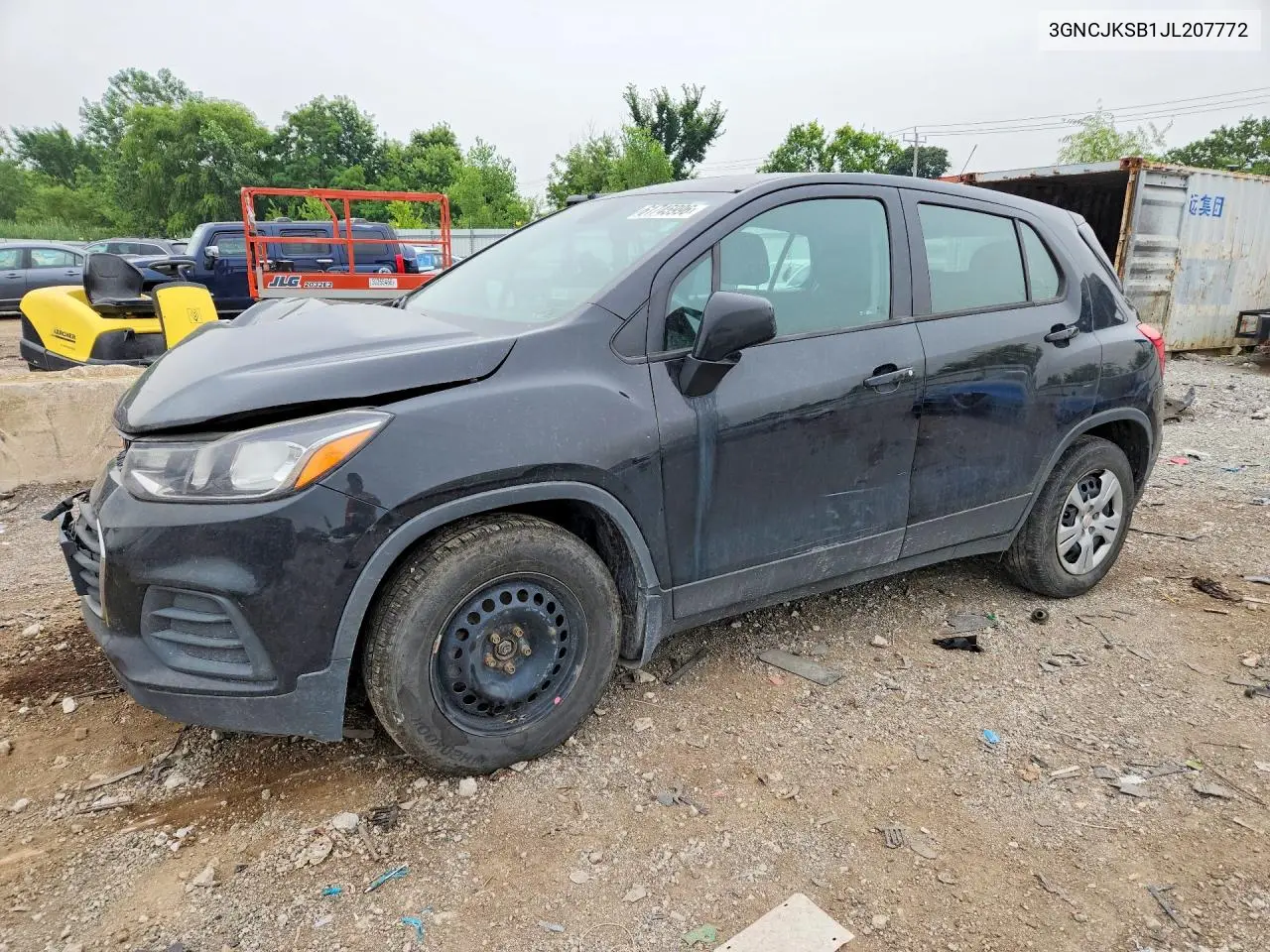 2018 Chevrolet Trax Ls VIN: 3GNCJKSB1JL207772 Lot: 61745996