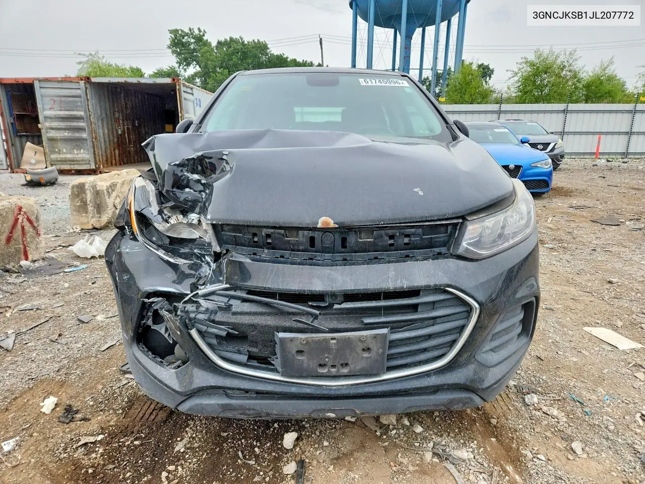 2018 Chevrolet Trax Ls VIN: 3GNCJKSB1JL207772 Lot: 61745996