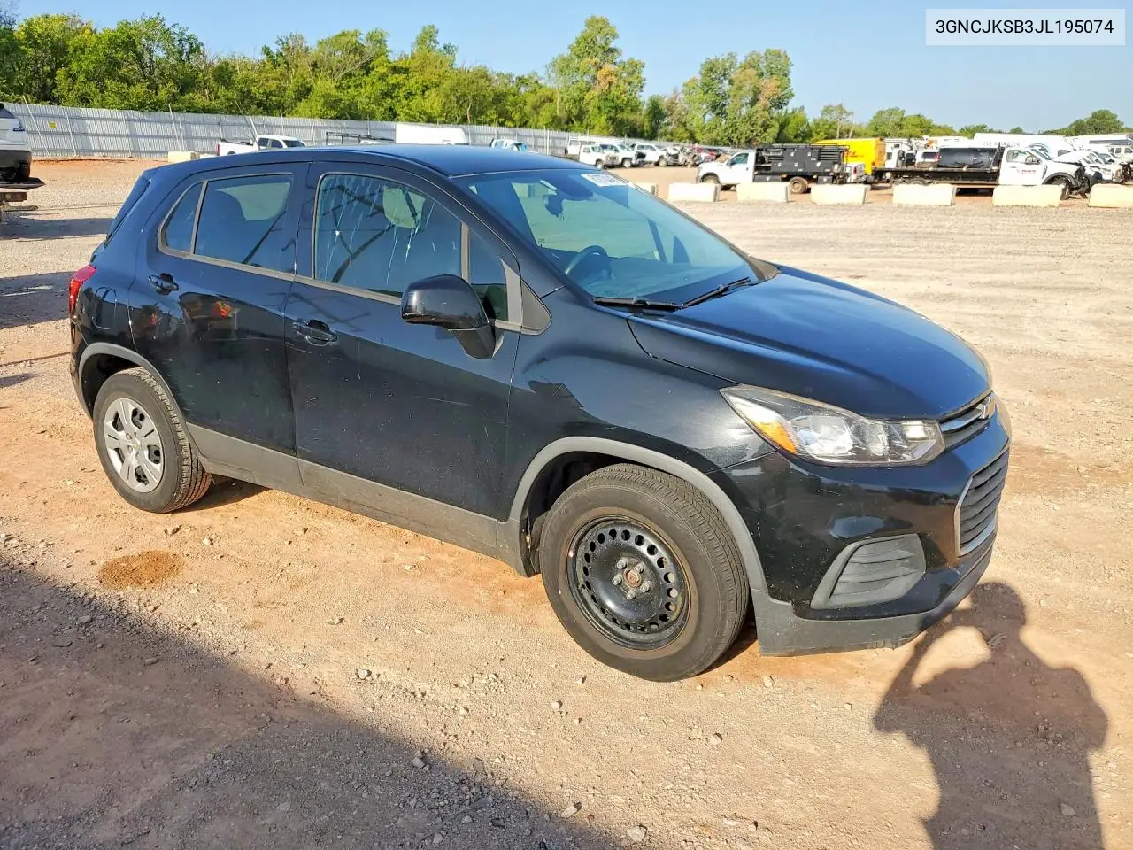 2018 Chevrolet Trax Ls VIN: 3GNCJKSB3JL195074 Lot: 61870446