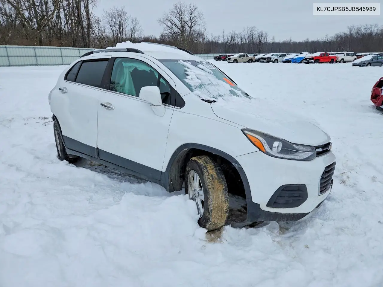 2018 Chevrolet Trax 1Lt VIN: KL7CJPSB5JB546989 Lot: 74883455