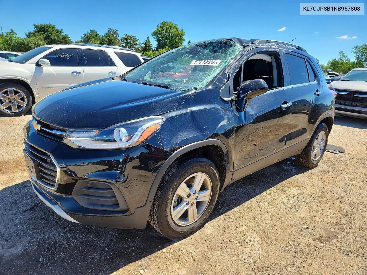 2019 Chevrolet Trax 1Lt VIN: KL7CJPSB1KB957808 Lot: 57770036
