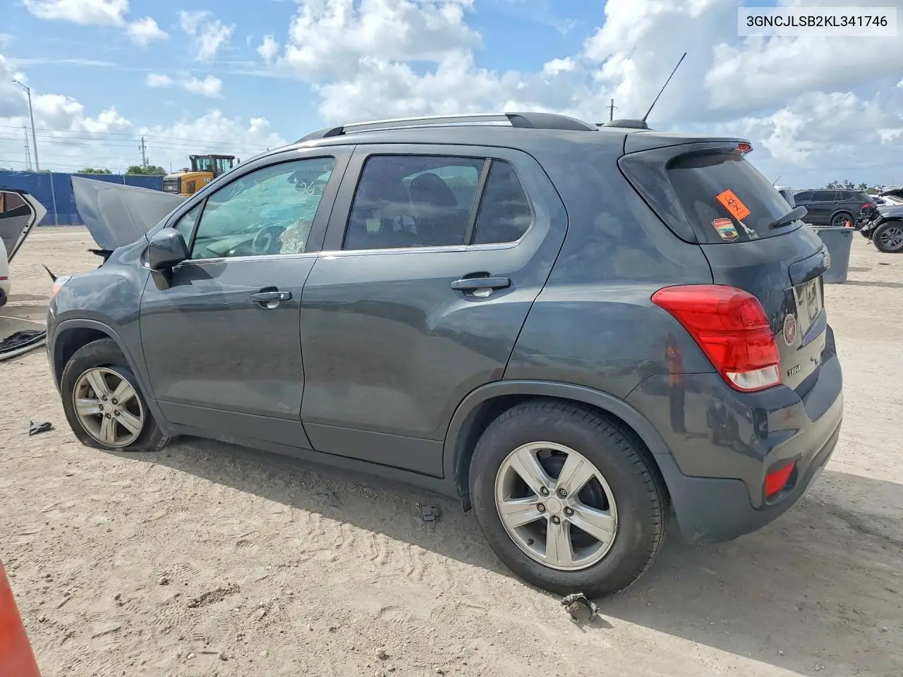 2019 Chevrolet Trax VIN: 3GNCJLSB2KL341746 Lot: 57949806