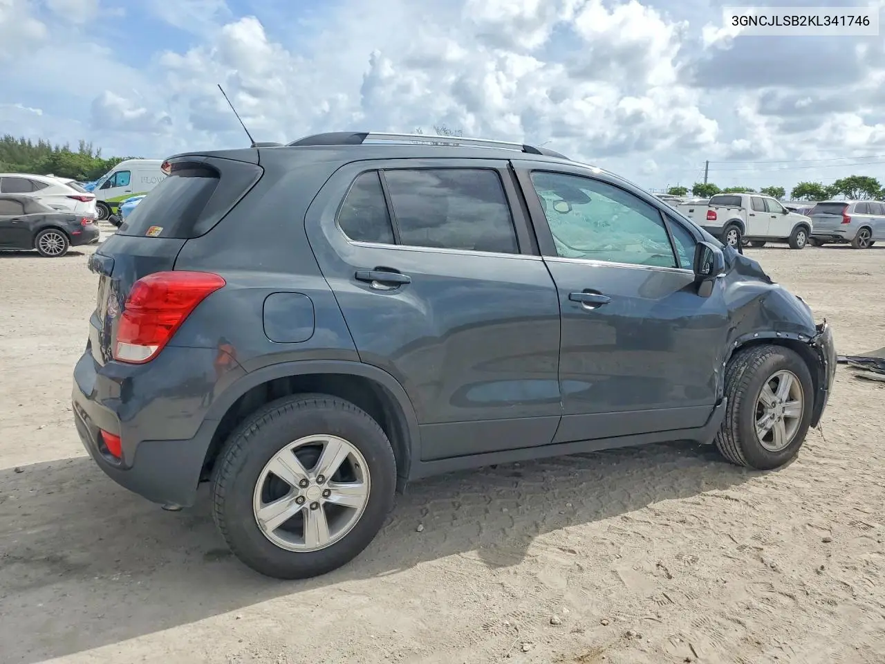 2019 Chevrolet Trax VIN: 3GNCJLSB2KL341746 Lot: 57949806