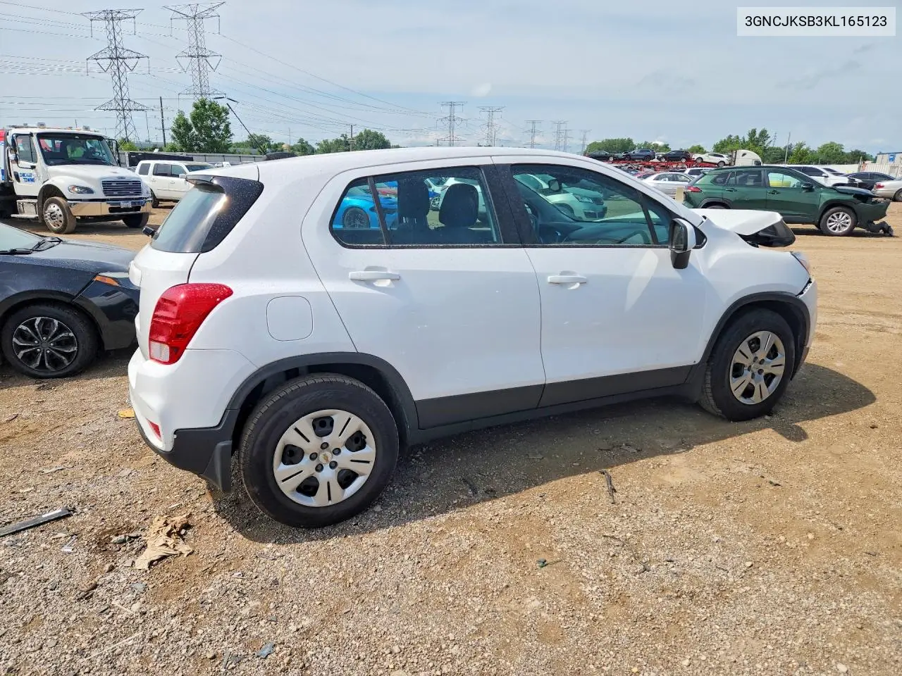 2019 Chevrolet Trax Ls VIN: 3GNCJKSB3KL165123 Lot: 60522396