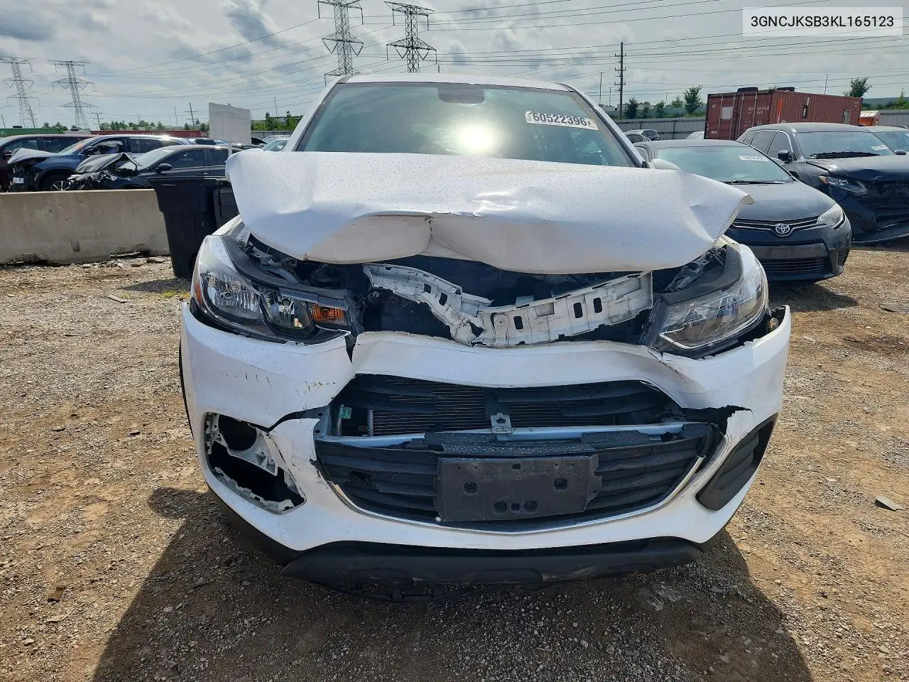 2019 Chevrolet Trax Ls VIN: 3GNCJKSB3KL165123 Lot: 60522396