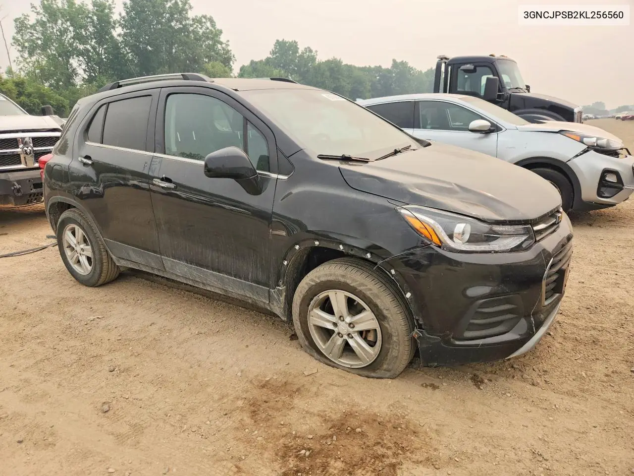 2019 Chevrolet Trax 1Lt VIN: 3GNCJPSB2KL256560 Lot: 60789826