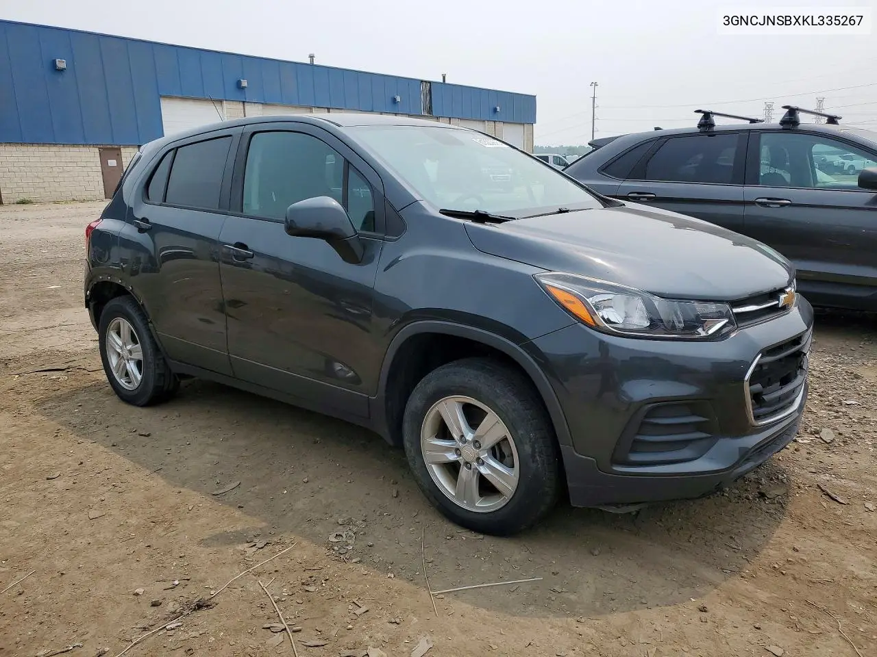 2019 Chevrolet Trax Ls VIN: 3GNCJNSBXKL335267 Lot: 61520976