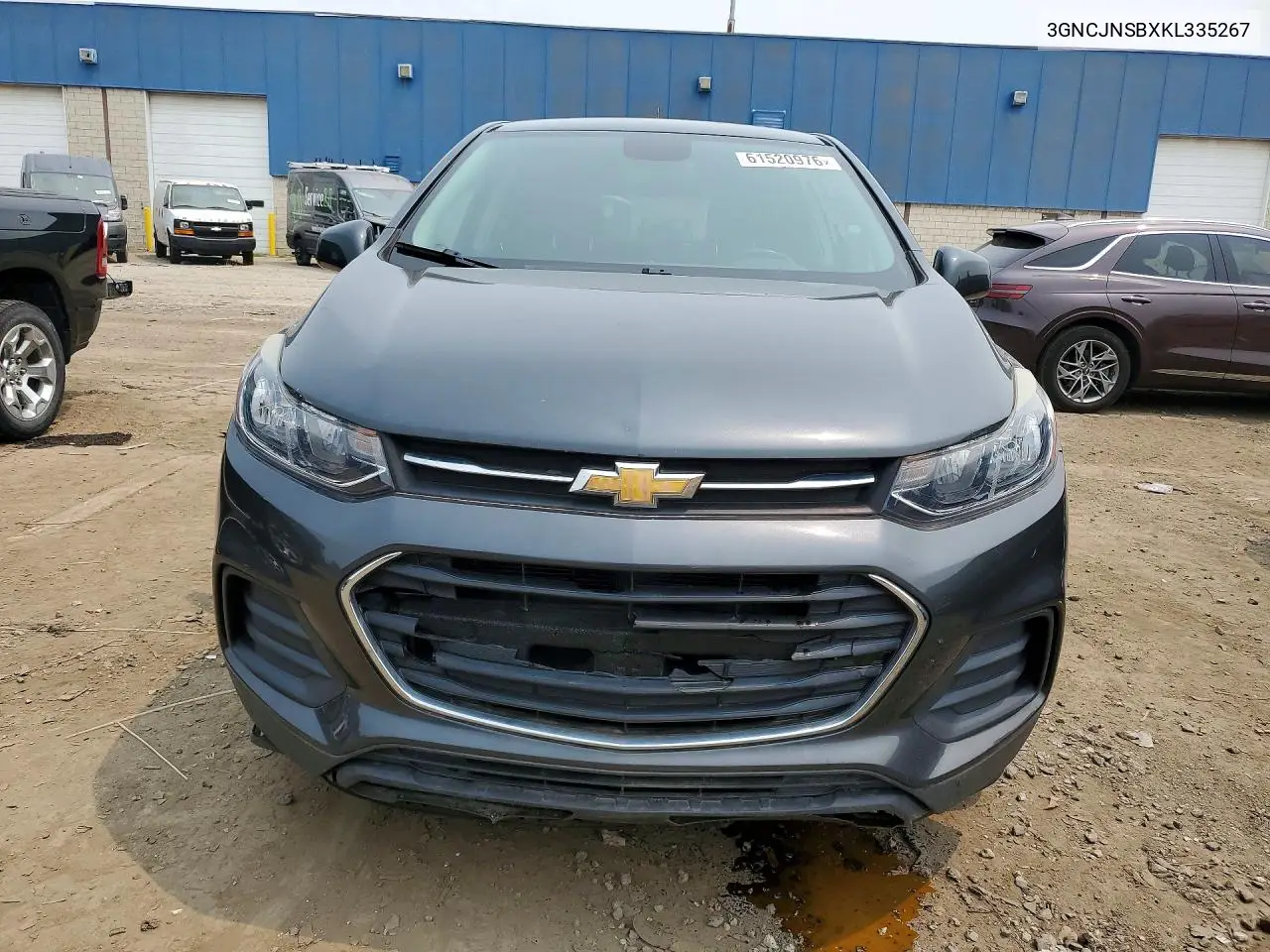 2019 Chevrolet Trax Ls VIN: 3GNCJNSBXKL335267 Lot: 61520976