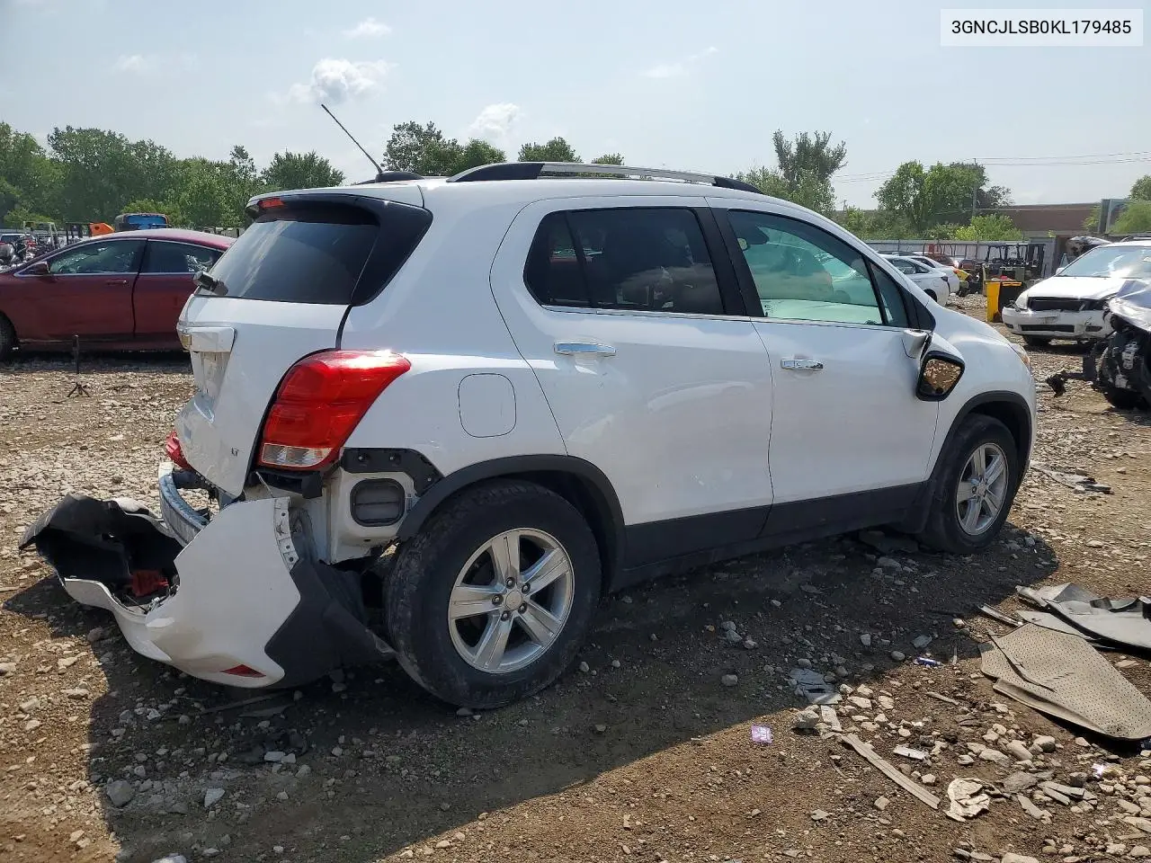 2019 Chevrolet Trax 1Lt VIN: 3GNCJLSB0KL179485 Lot: 62152676