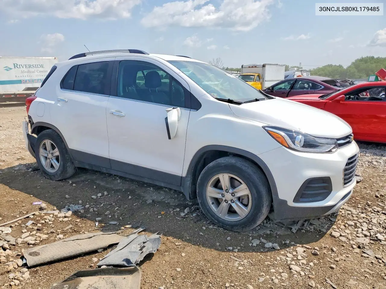 2019 Chevrolet Trax 1Lt VIN: 3GNCJLSB0KL179485 Lot: 62152676