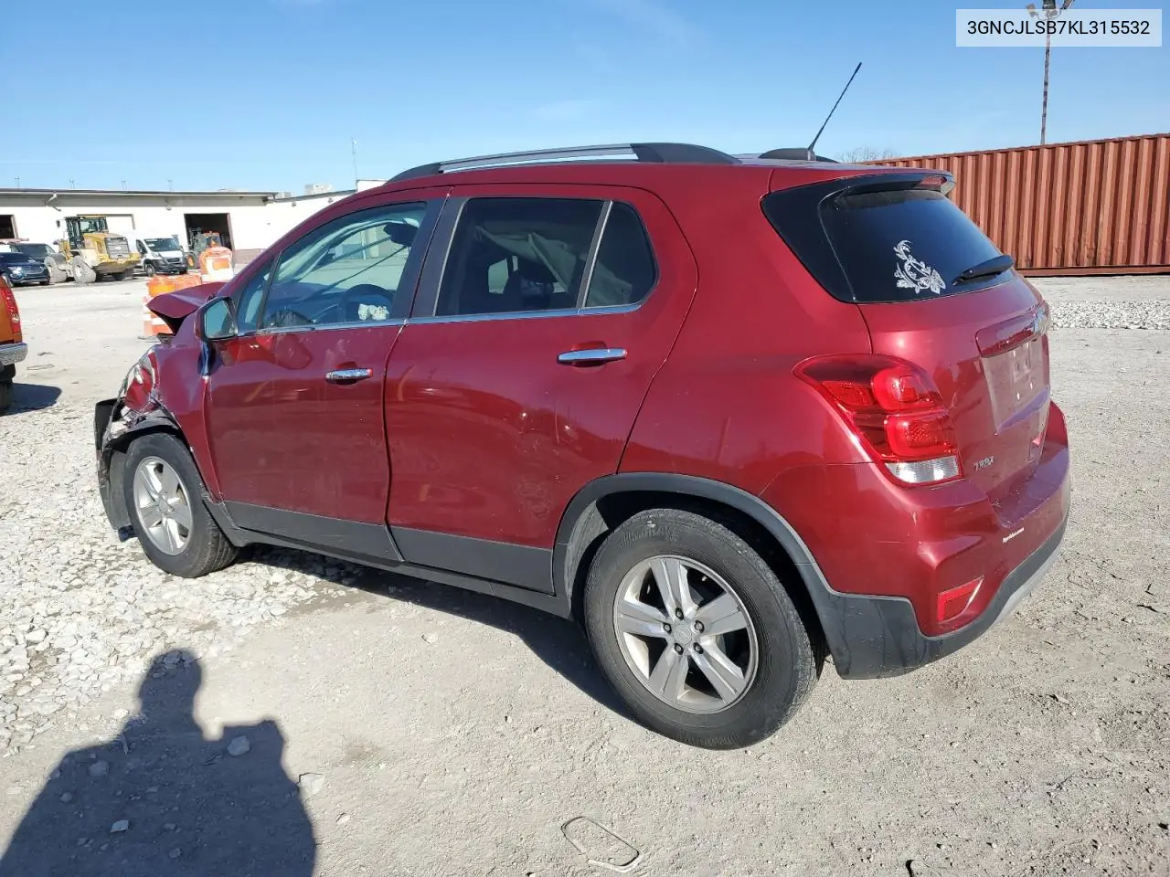 3GNCJLSB7KL315532 2019 Chevrolet Trax 1Lt
