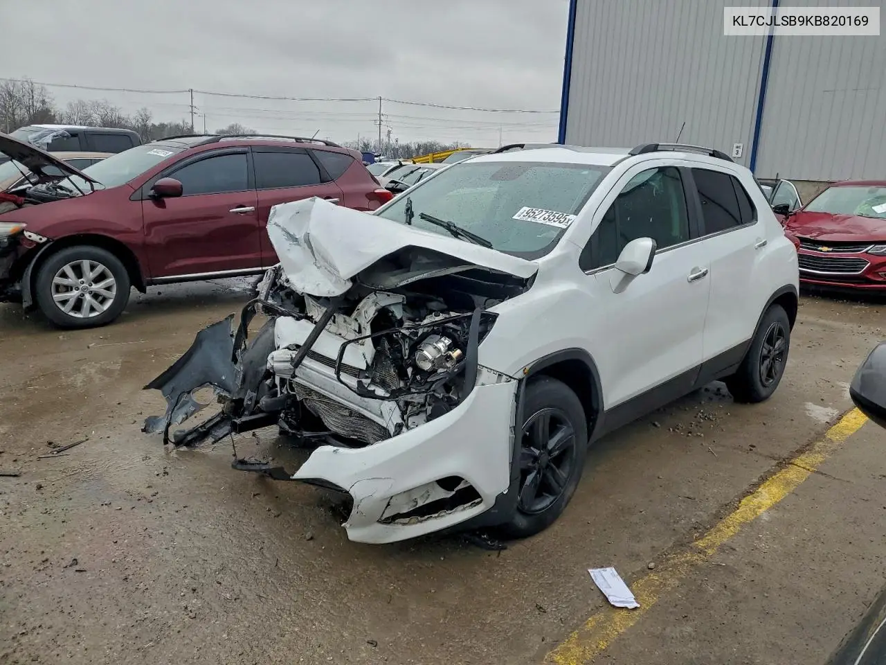 KL7CJLSB9KB820169 2019 Chevrolet Trax 1Lt