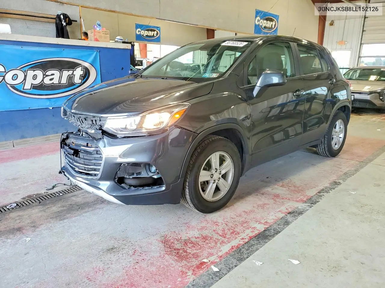 2020 Chevrolet Trax Ls VIN: 3GNCJKSB8LL152126 Lot: 56768526