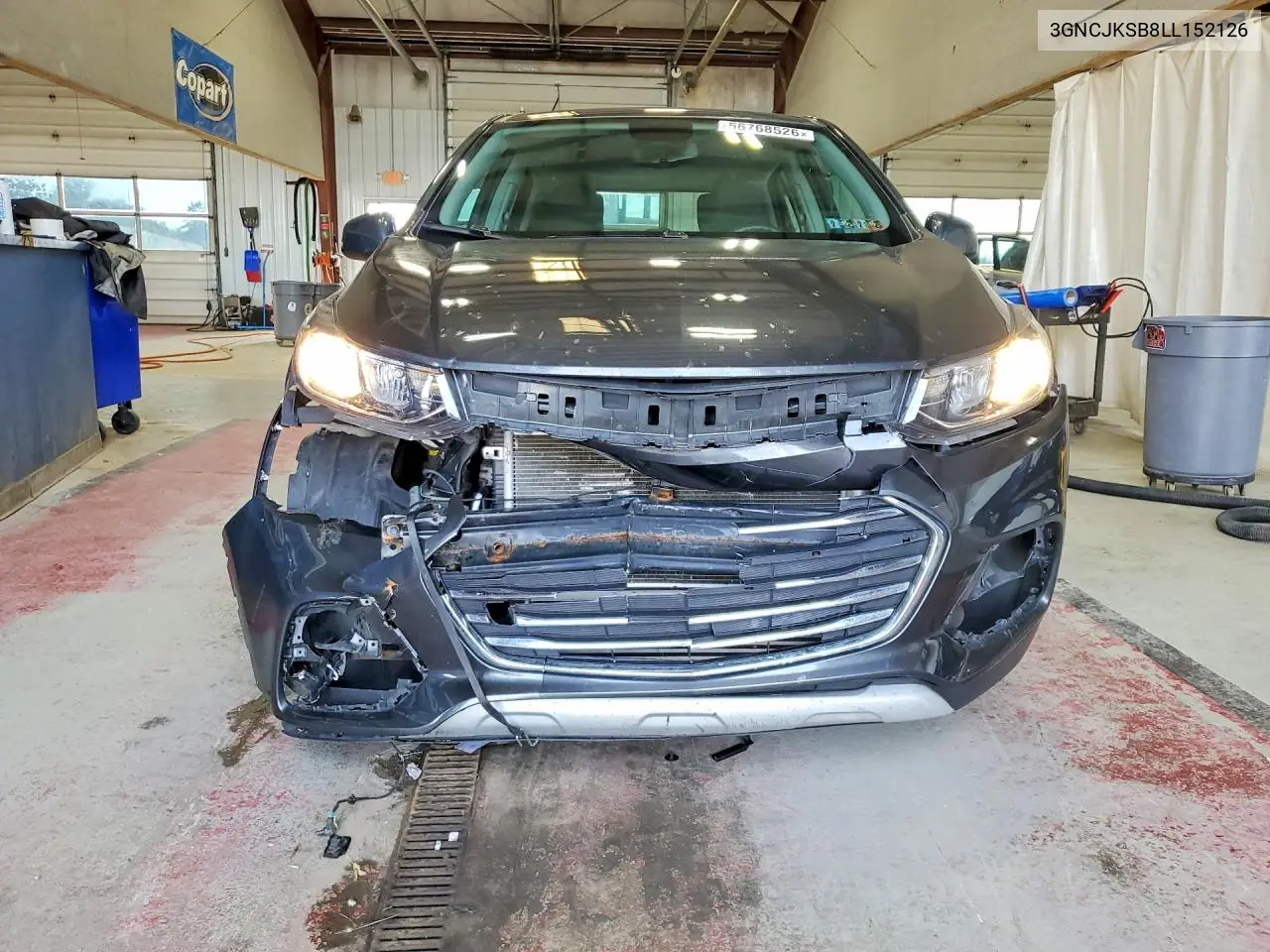 2020 Chevrolet Trax Ls VIN: 3GNCJKSB8LL152126 Lot: 56768526
