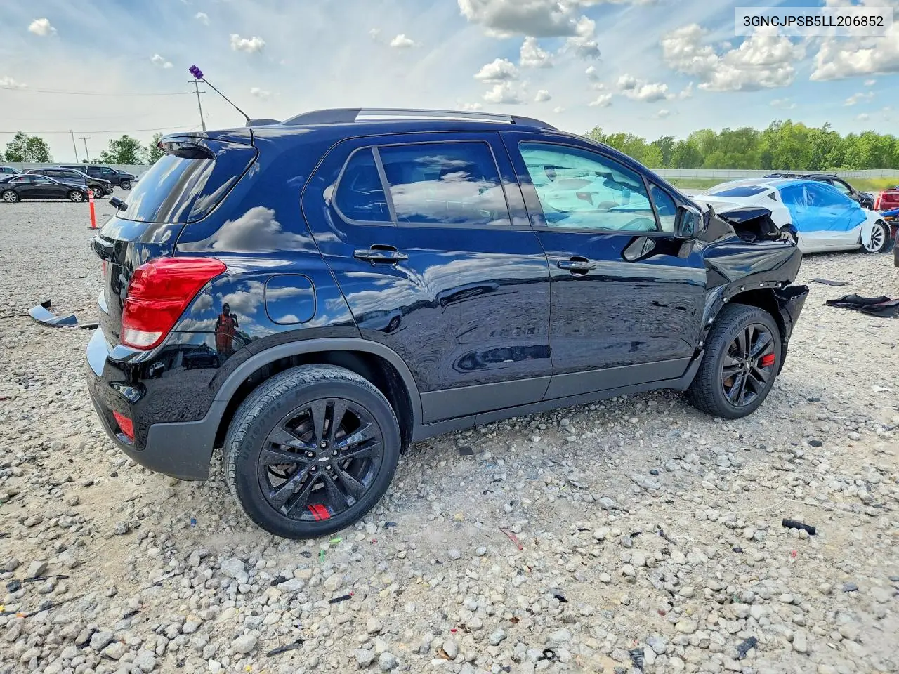 2020 Chevrolet Trax 1Lt VIN: 3GNCJPSB5LL206852 Lot: 57375246