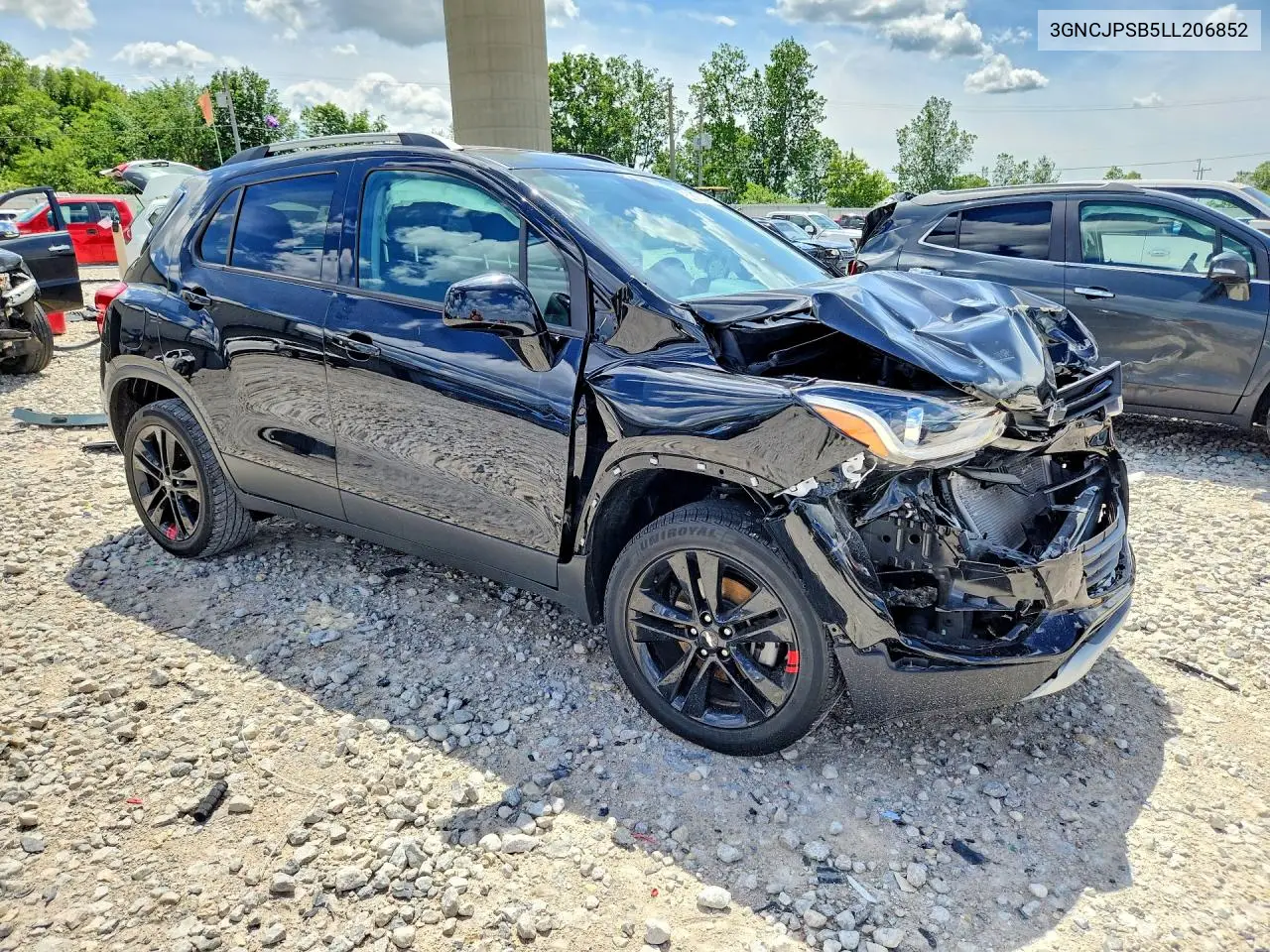 2020 Chevrolet Trax 1Lt VIN: 3GNCJPSB5LL206852 Lot: 57375246