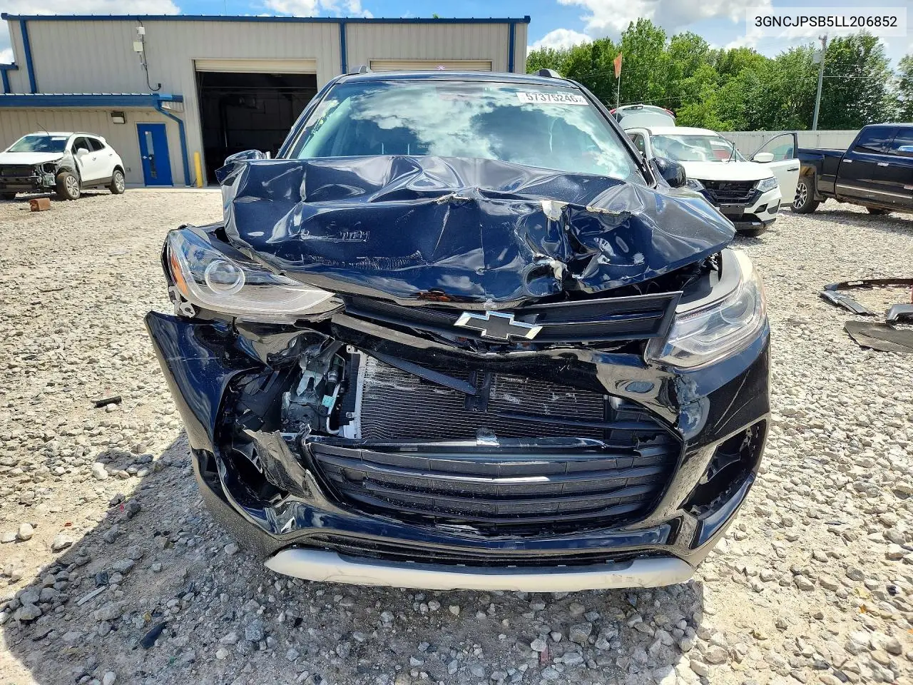 2020 Chevrolet Trax 1Lt VIN: 3GNCJPSB5LL206852 Lot: 57375246