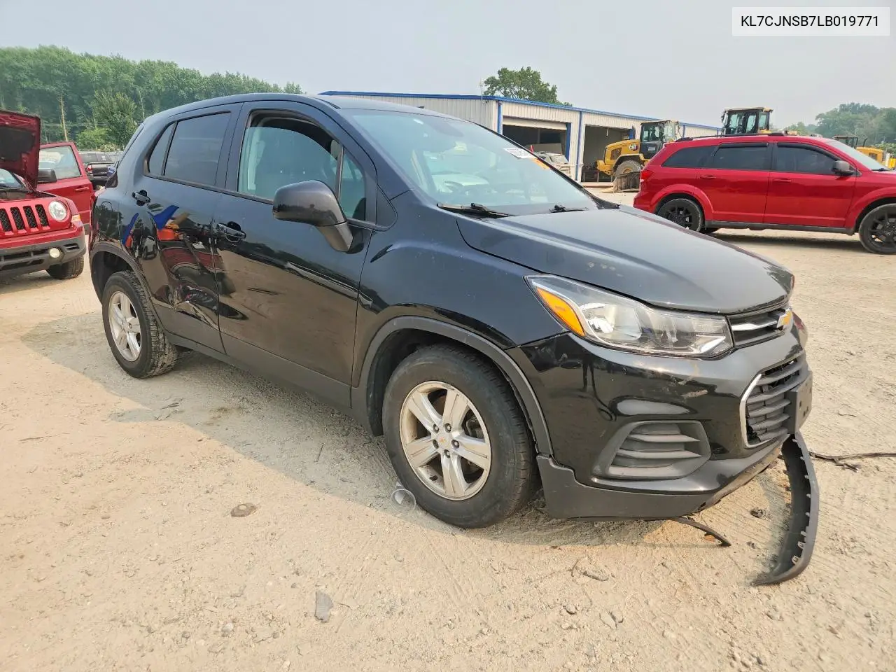 2020 Chevrolet Trax Ls VIN: KL7CJNSB7LB019771 Lot: 58878546