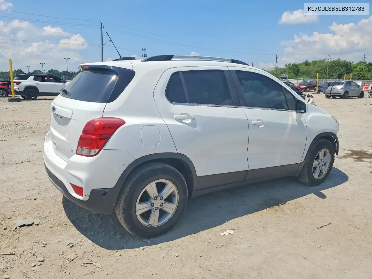 2020 Chevrolet Trax 1Lt VIN: KL7CJLSB5LB312783 Lot: 61076486