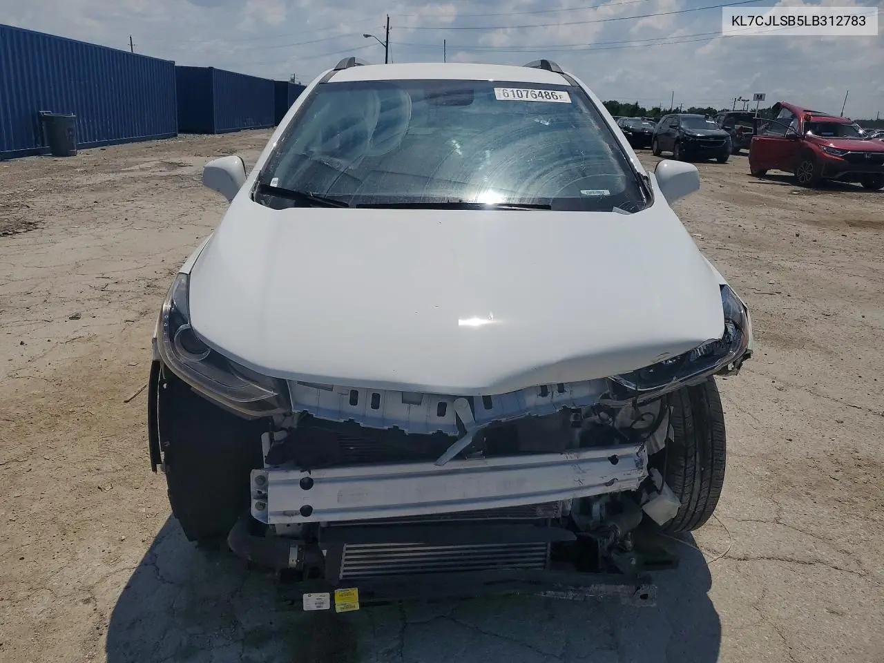 2020 Chevrolet Trax 1Lt VIN: KL7CJLSB5LB312783 Lot: 61076486