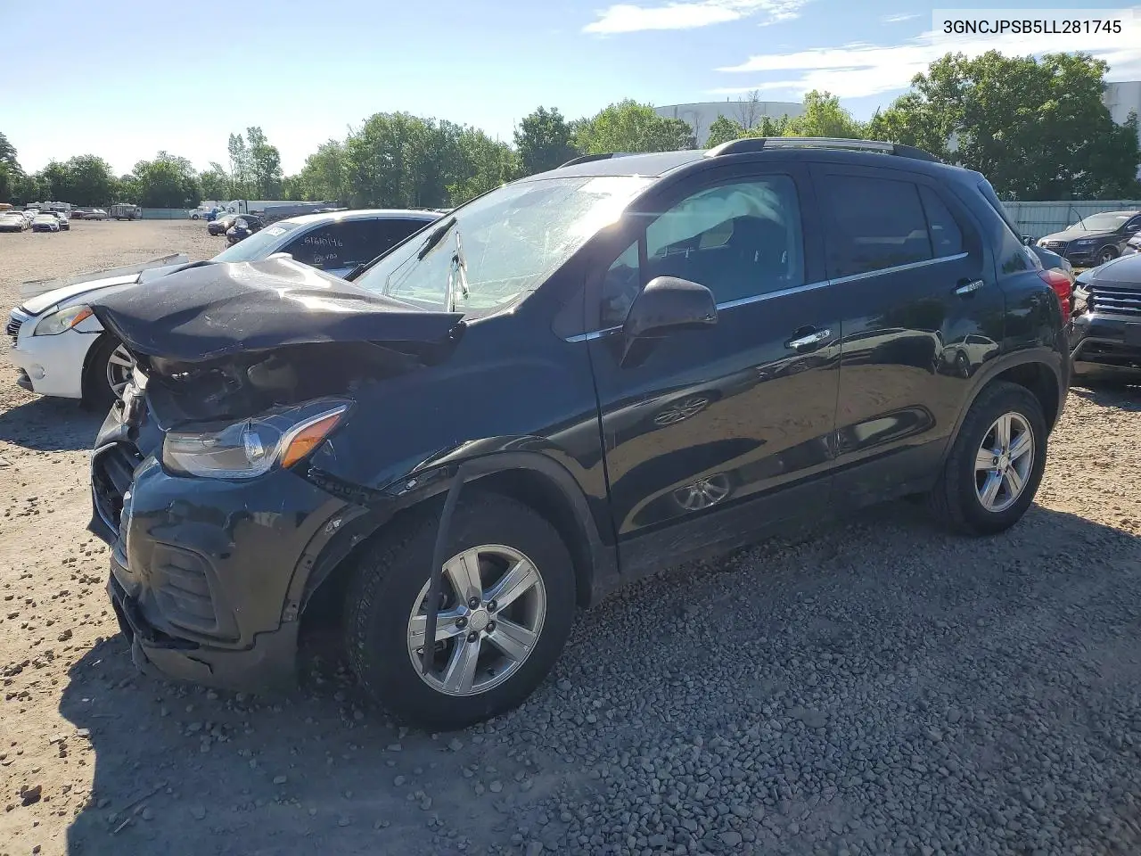 2020 Chevrolet Trax 1Lt VIN: 3GNCJPSB5LL281745 Lot: 61126556