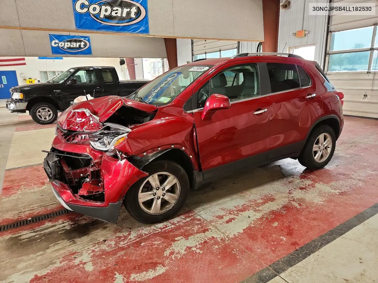 2020 Chevrolet Trax 1Lt VIN: 3GNCJPSB4LL182530 Lot: 61290906