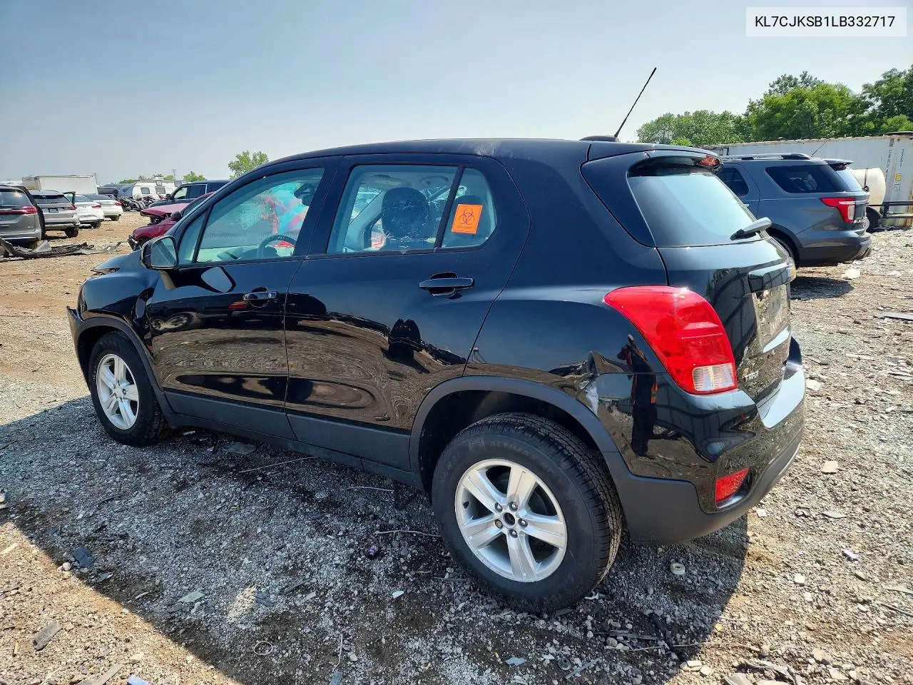 2020 Chevrolet Trax Ls VIN: KL7CJKSB1LB332717 Lot: 61388856