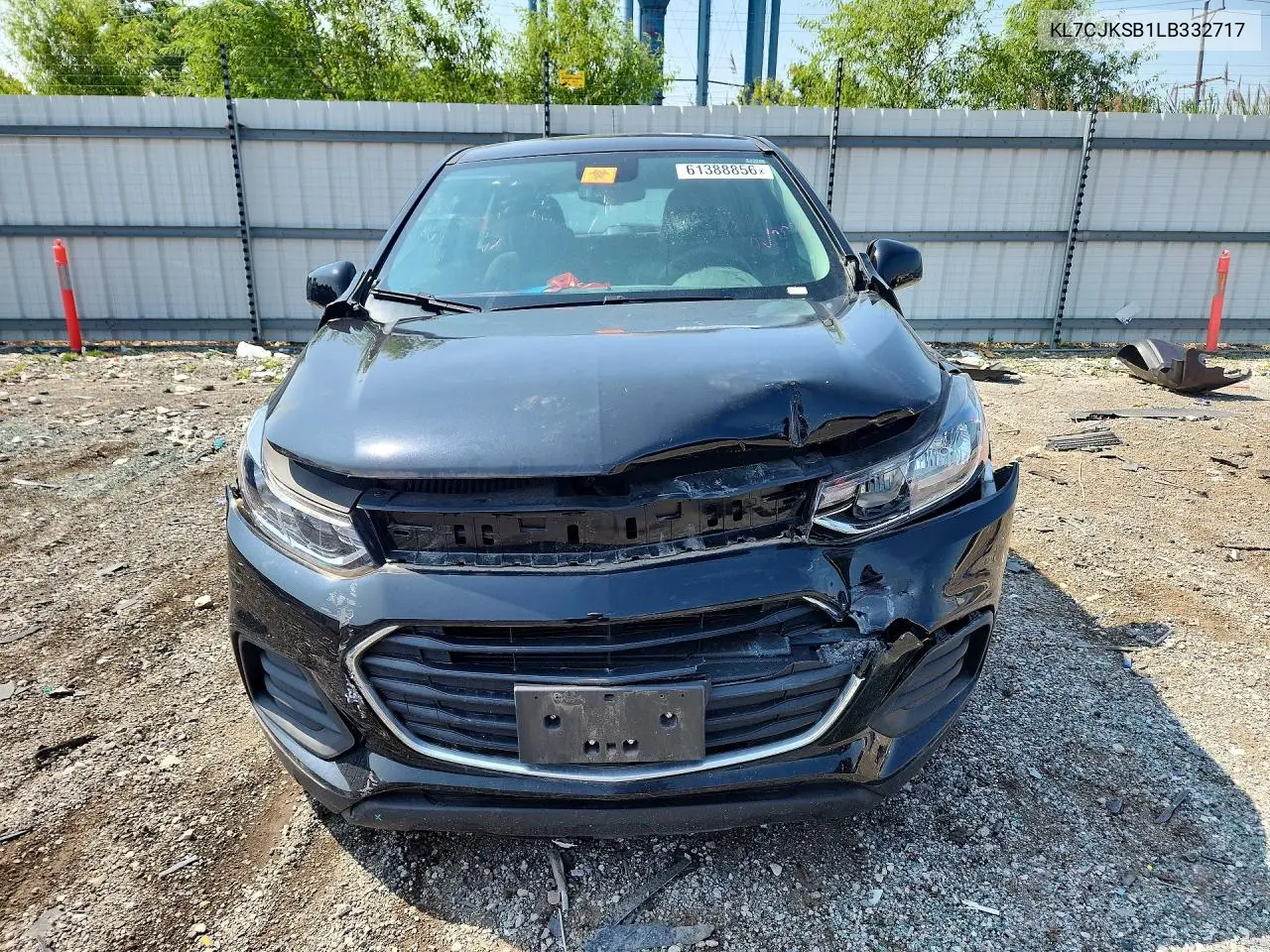 2020 Chevrolet Trax Ls VIN: KL7CJKSB1LB332717 Lot: 61388856