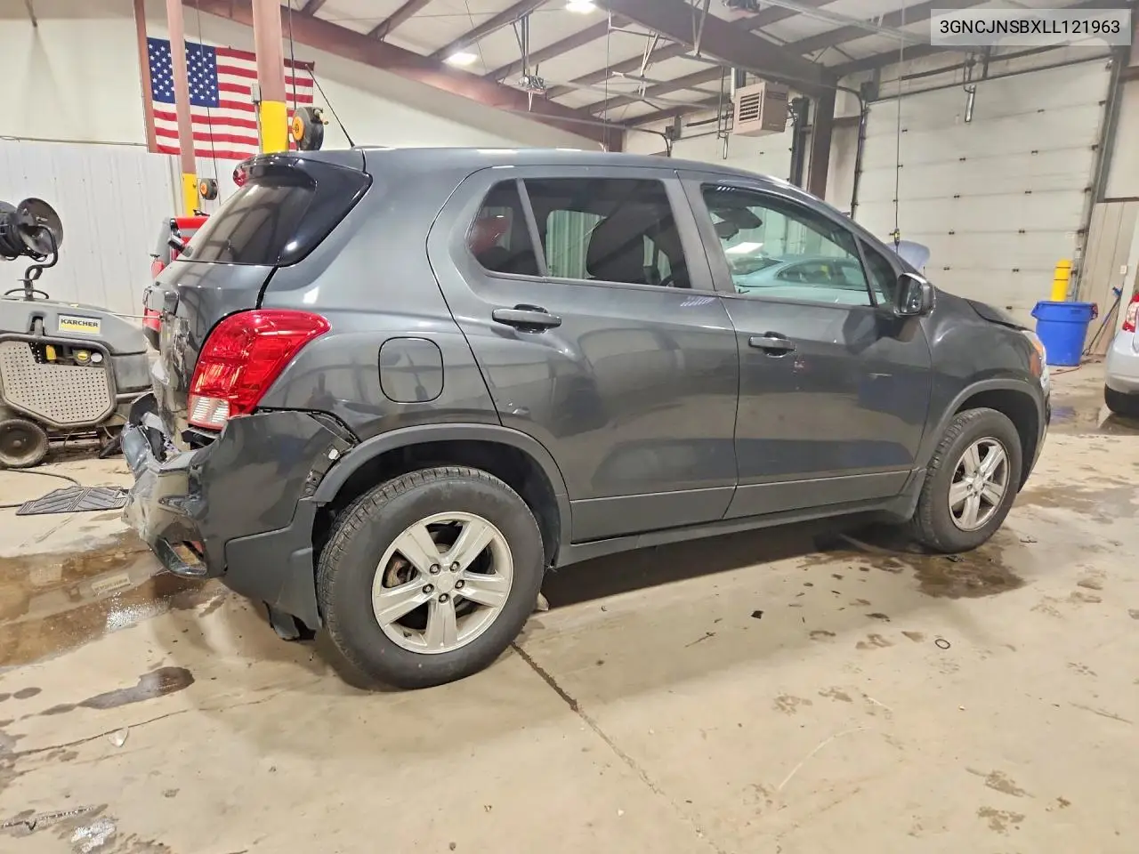 2020 Chevrolet Trax Ls VIN: 3GNCJNSBXLL121963 Lot: 61673696