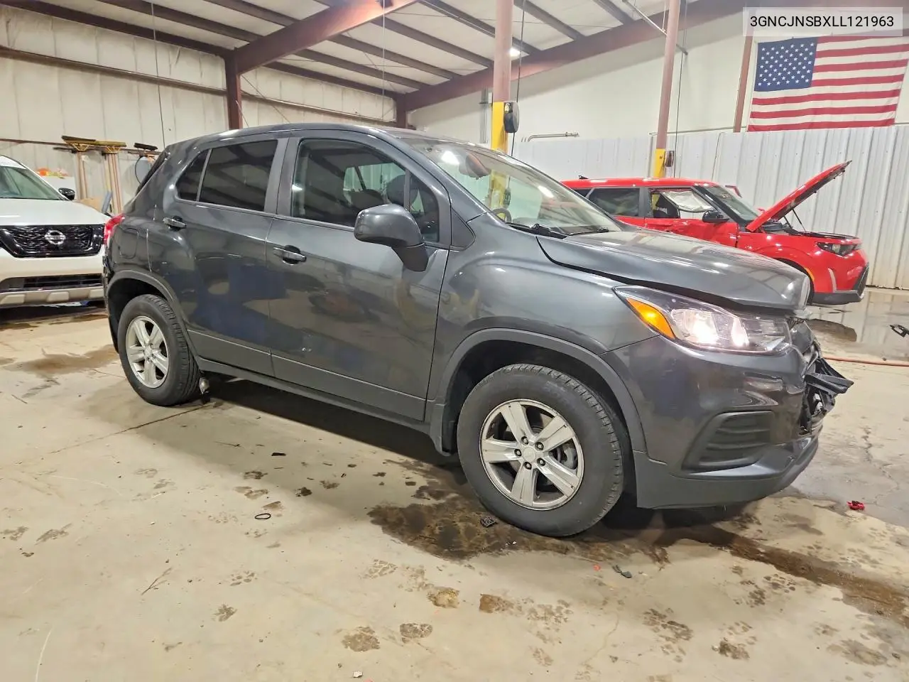 2020 Chevrolet Trax Ls VIN: 3GNCJNSBXLL121963 Lot: 61673696