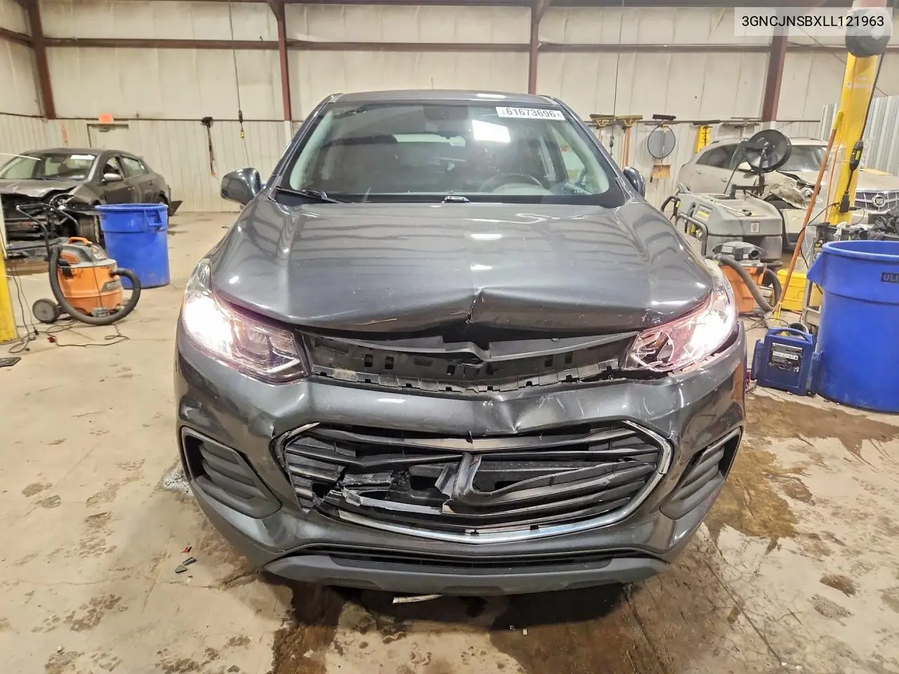 2020 Chevrolet Trax Ls VIN: 3GNCJNSBXLL121963 Lot: 61673696