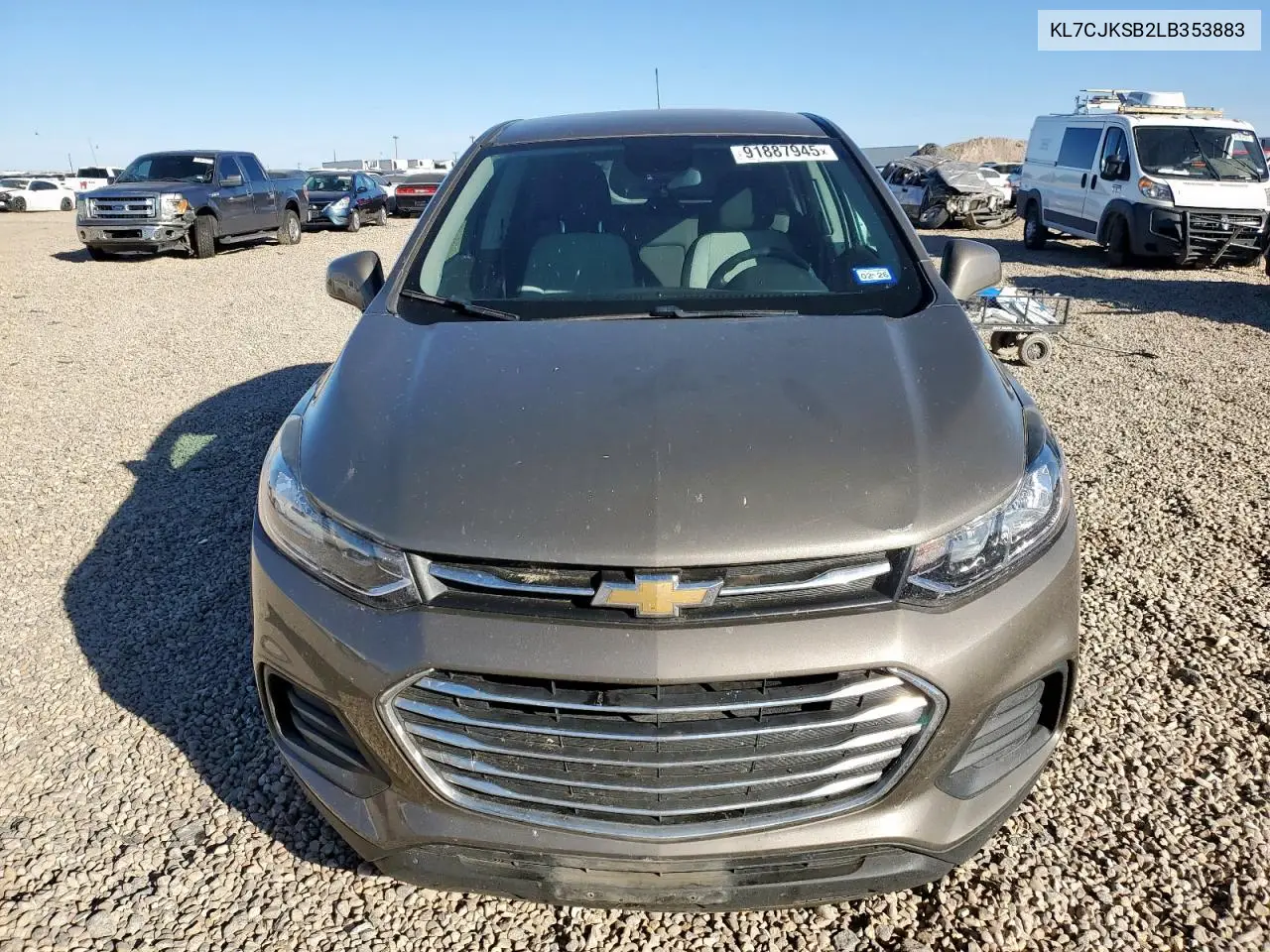 KL7CJKSB2LB353883 2020 Chevrolet Trax Ls