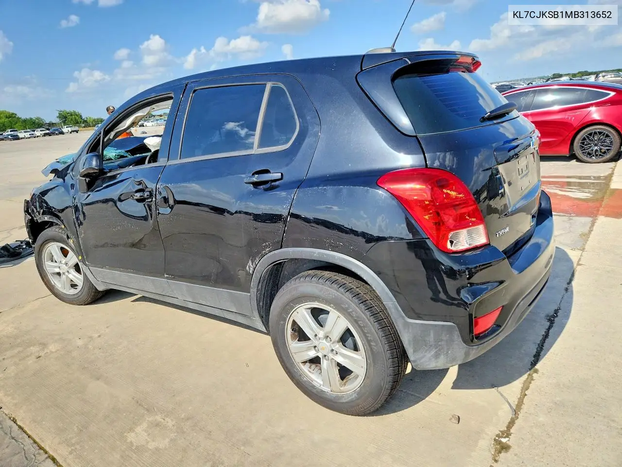 2021 Chevrolet Trax Ls VIN: KL7CJKSB1MB313652 Lot: 54235806