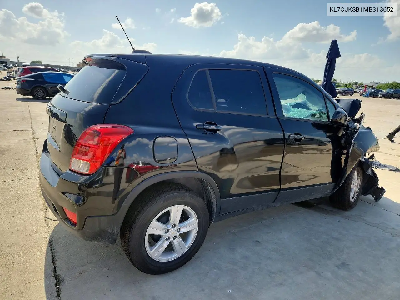 2021 Chevrolet Trax Ls VIN: KL7CJKSB1MB313652 Lot: 54235806