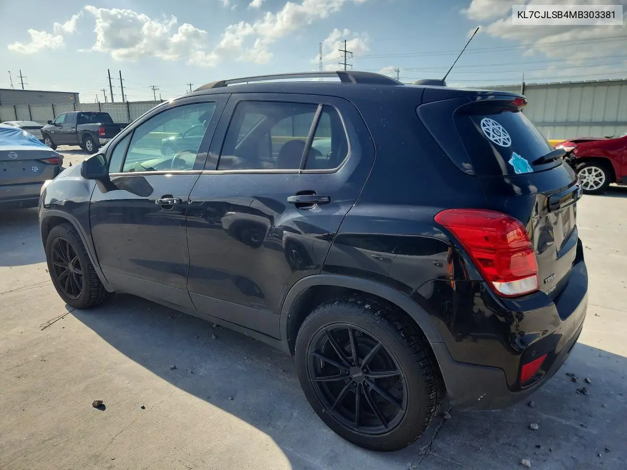 2021 Chevrolet Trax 1Lt VIN: KL7CJLSB4MB303381 Lot: 55824676