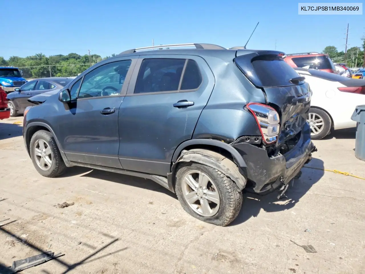 2021 Chevrolet Trax 1Lt VIN: KL7CJPSB1MB340069 Lot: 55879356