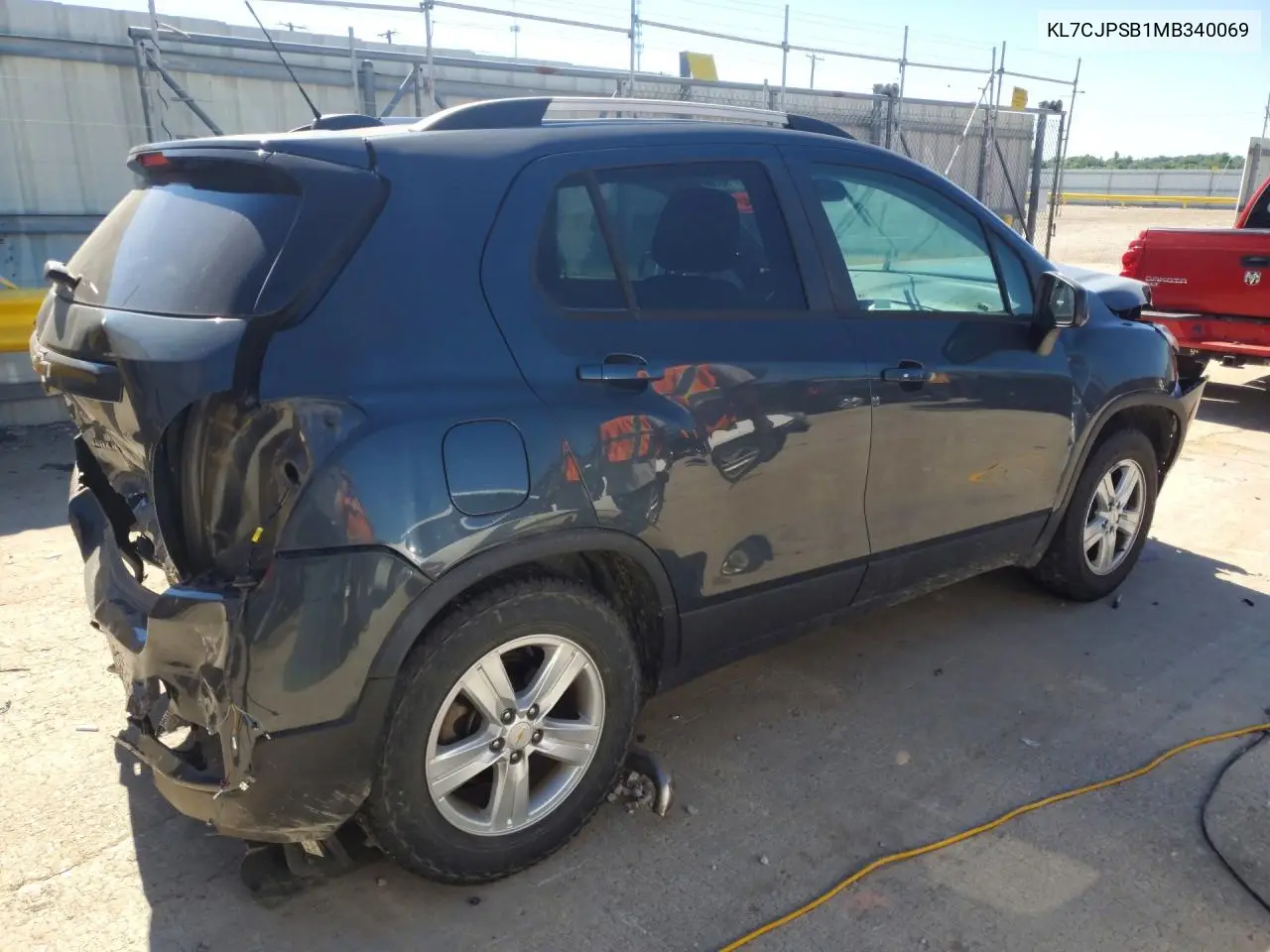 2021 Chevrolet Trax 1Lt VIN: KL7CJPSB1MB340069 Lot: 55879356