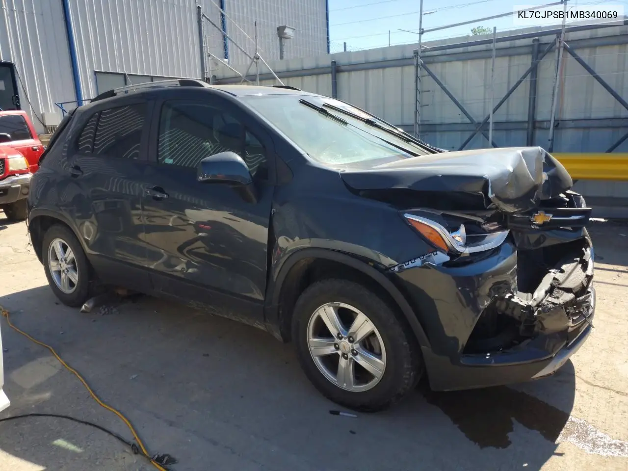 2021 Chevrolet Trax 1Lt VIN: KL7CJPSB1MB340069 Lot: 55879356